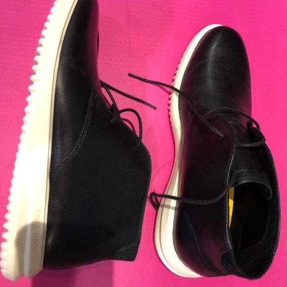 NWT Cole Haan Black, Grand Plain Toe Oxford - Size 10 - Picture 2 of 5